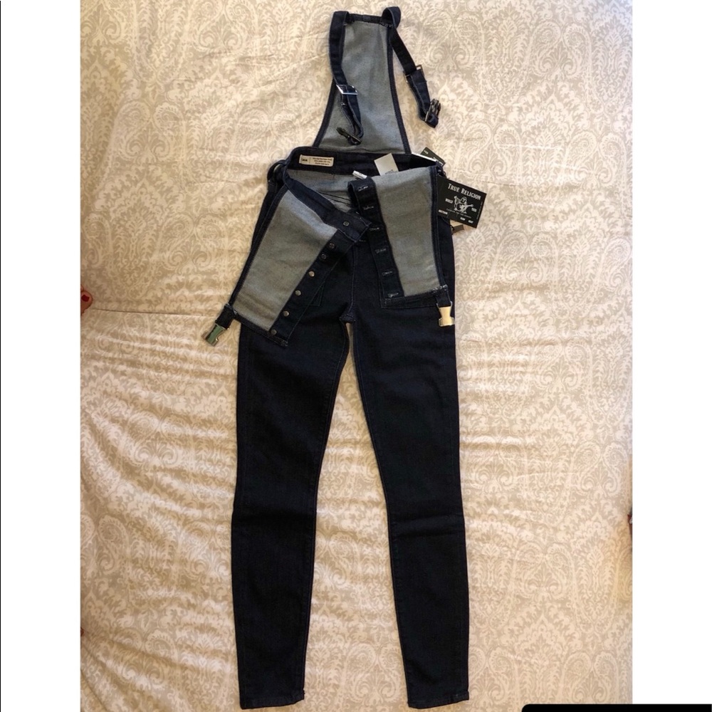 True Religion overalls size 24